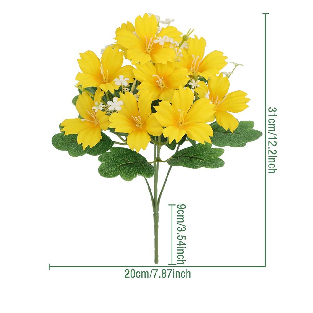 Handmade Realistic Faux Blooms UV Resistant Artificial Flower  Flower Arrangement