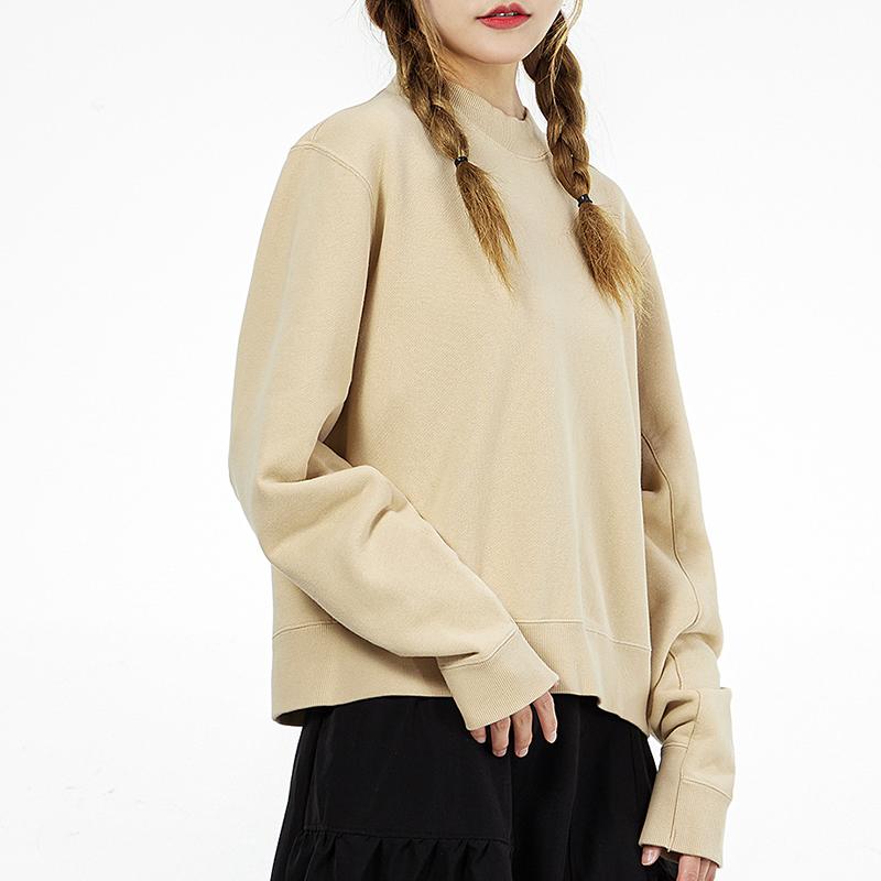 Puma Breathable Knit Crewneck Sweatshirt Women Tops Khaki 531929-20