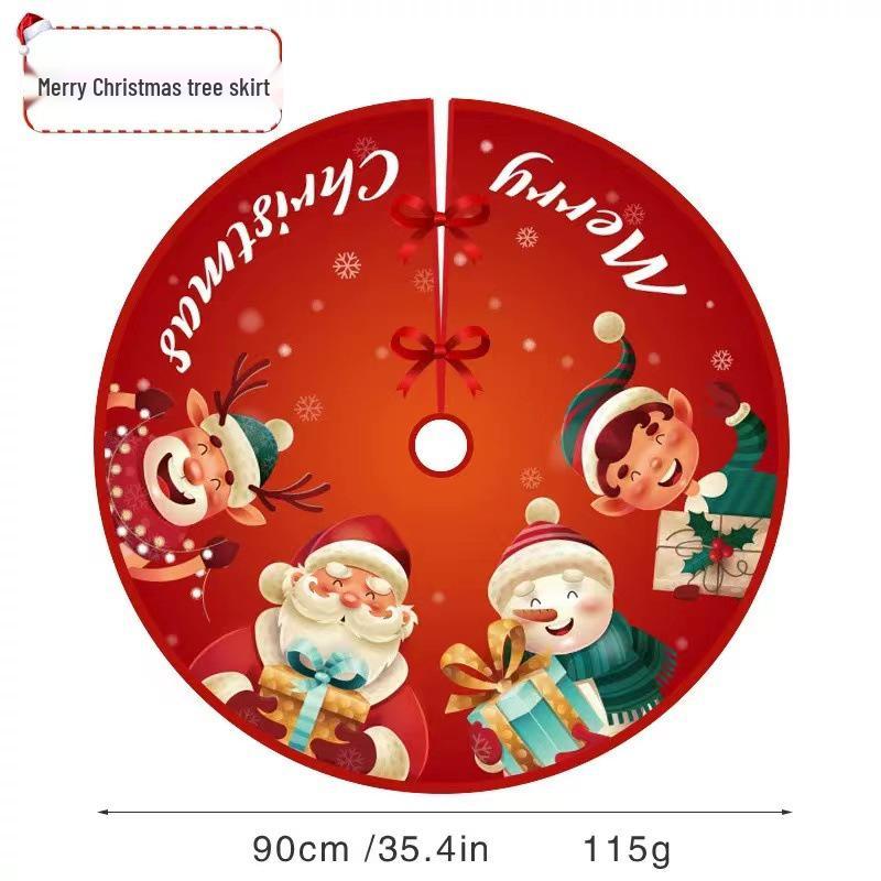 

Креативная милая юбка для рождественской елки для праздничного декора