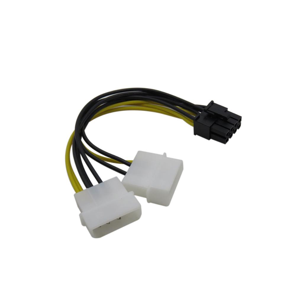 8 Pin 2 IDE Dual 4pin IDE Male to Female PCI-E Y IDE Power Cable Adapter Connector for video card Kavas 8 Pin 2 IDE Dual 4pin IDE Male to Female PCI-E Y IDE Power Cable Adapter Connector for video card Kavas