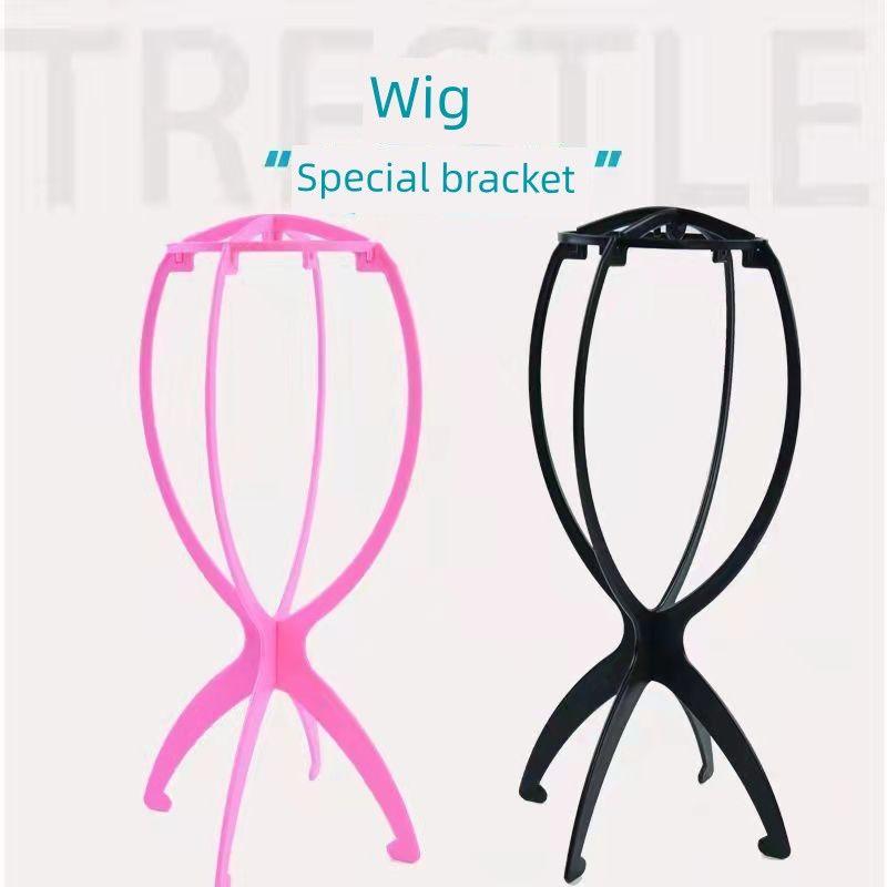 

Подставка для парика Голова манекена Хранение Уход Костюм Голова модели Парикмахерская полка Поместить Волосы Манекен для волос Портативный инструмент Pink wig Holder 10 pts
