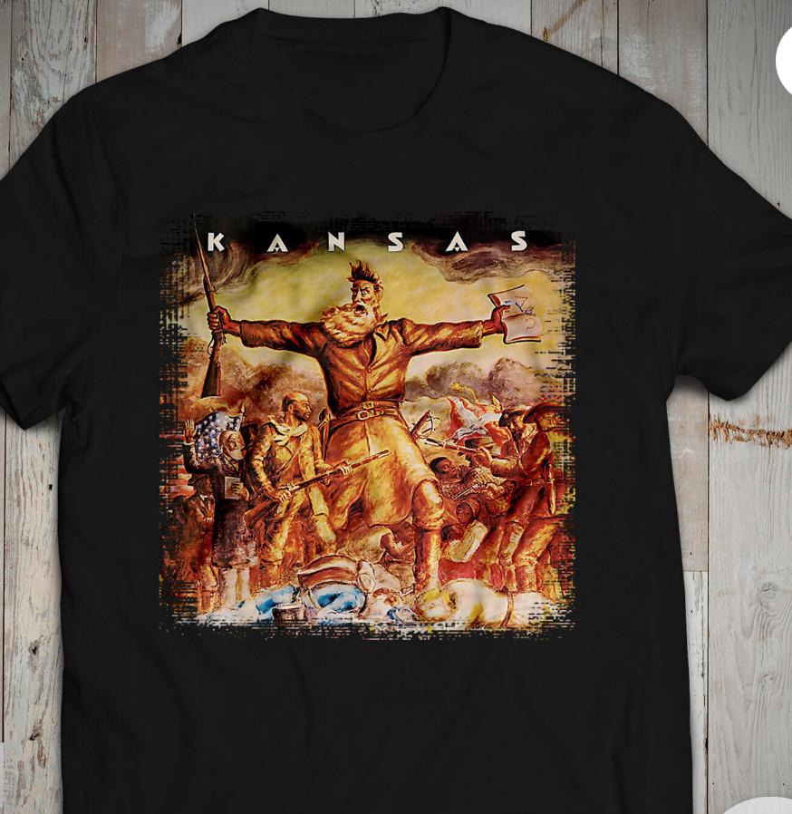 Rare Kansas Rock Band Classic T- Shirt TeeS-5XL XXXXL