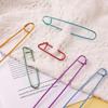 18 Pcs Yarn Stitch Holders – Knitting Stitch Holders, Cable Needles, Colorful Aluminum Crochet Stitch Markers for Sewing & Crocheting Supplies