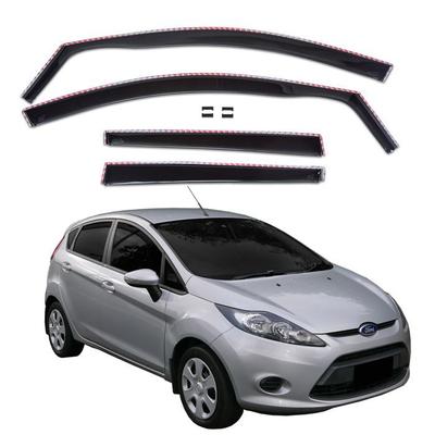 Luchtafweerders - - Ford Fiesta mk7 - Getint - Eenvoudige installatie - Versterkt acryl