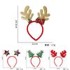 Playful Christmas Headbands With Colorful Reindeer Antlers For Festive Outfits Party