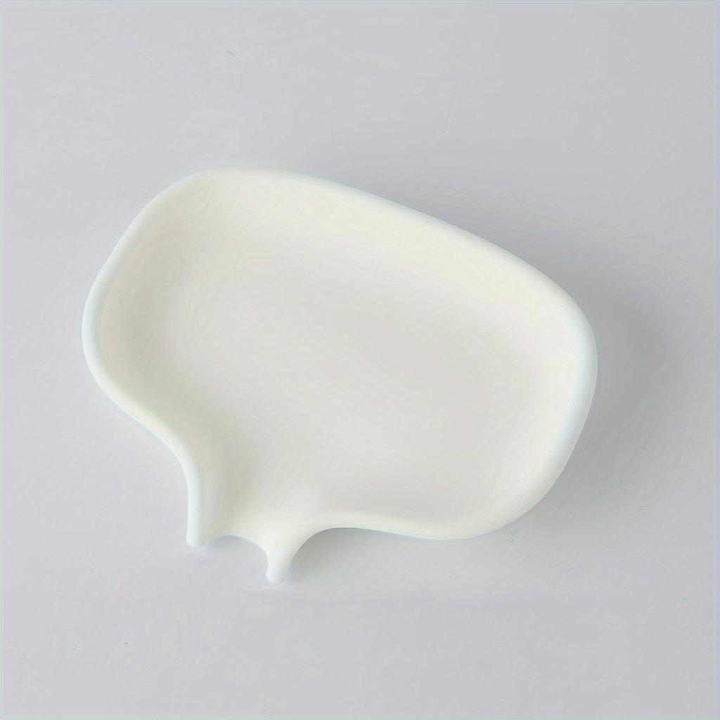 Minimalist Soap Holder - 1pc Simple Plain Soap Dish, Drain Soap Tray For Bathroom Accessories