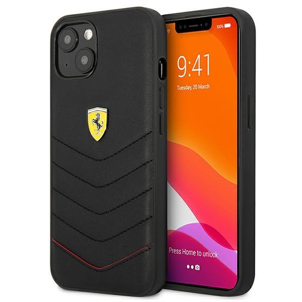 Ferrari Fehcp13Srquk Iphone 13 Mini 5,4Czarny/Black Hardcase Off Track Quilted