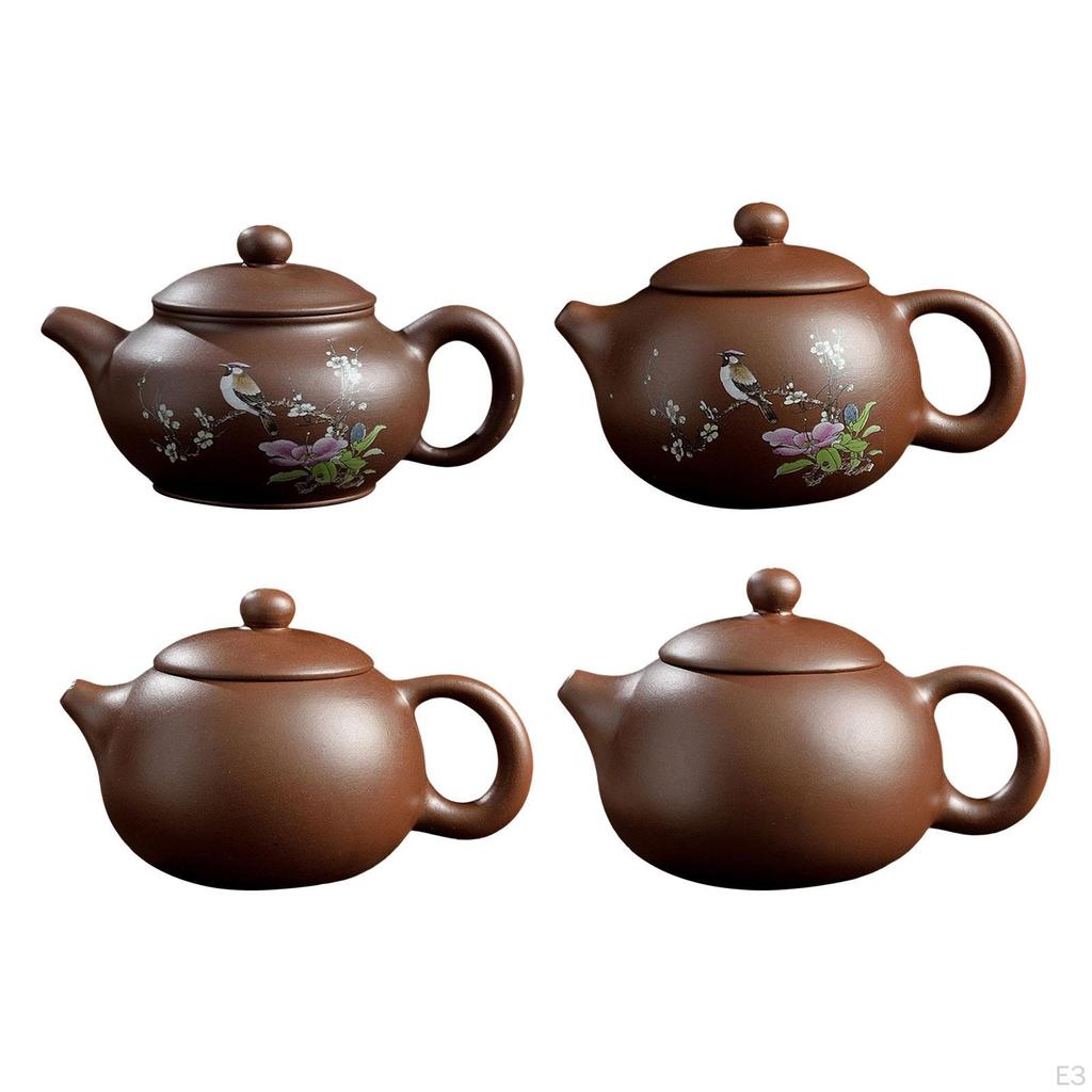 Teapot Chinese Tea Pots Handmade for Home Office Collectibles Teaware Gift Decoration Loose Hand