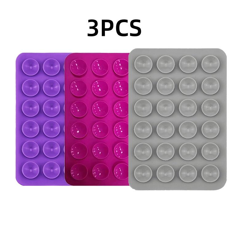 Single-Sided Silicone Suction Phone Holder Mat Multifunctional Suction Cup Wall Anti-slip Detachable Phone Rubber Sucker Pad