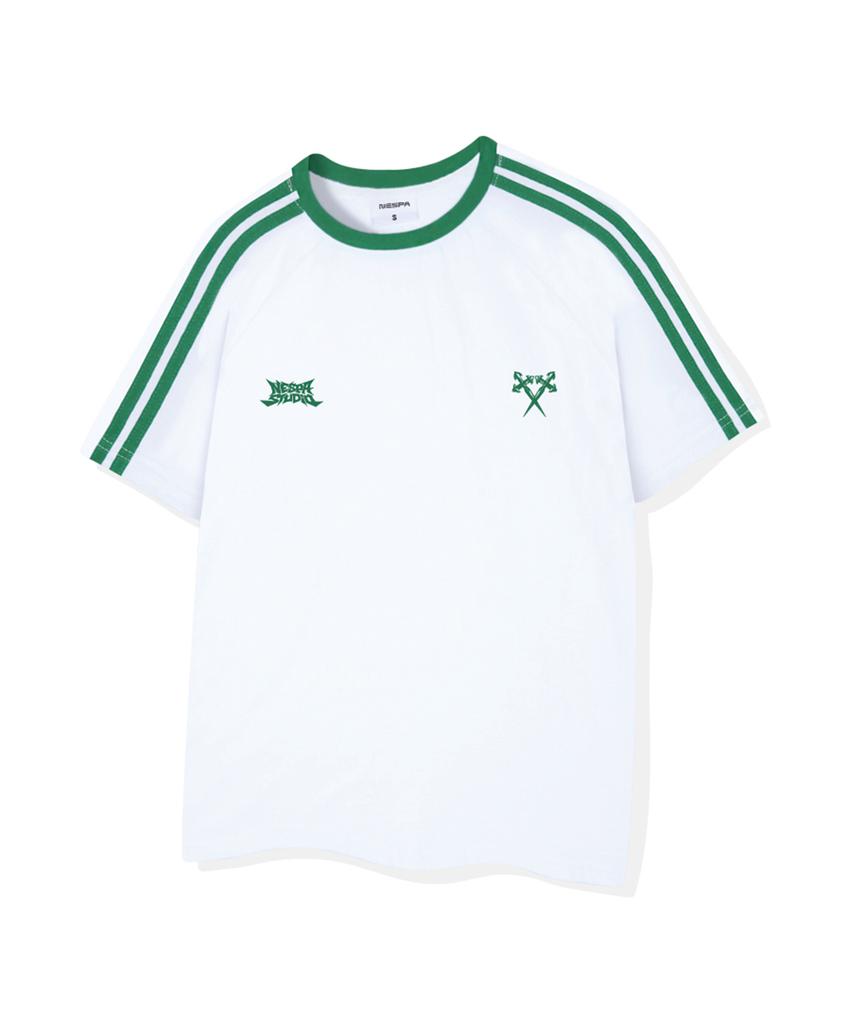 Neseupaseutyudio Dual Blade Oversized Track Short Sleeve T-Shirt 4 Colors [Nsse_3002]