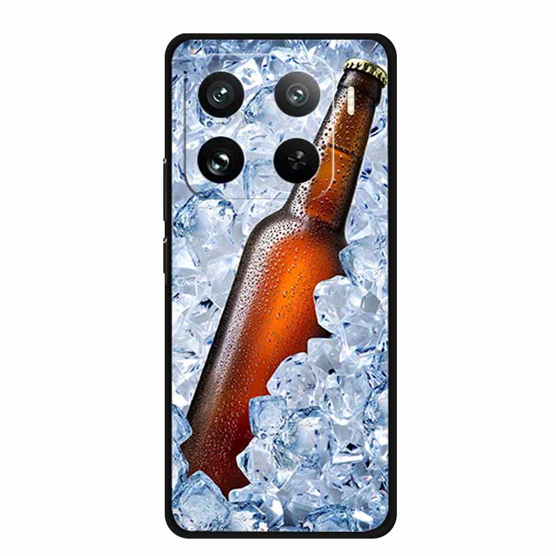 Handyhülle Für Xiaomi 15 S Pro Rückseite Hülle Stoßfest Schwarz Silikon Weich Coque Für Xiaomi 15 15s Pro Hülle 15Pro Funda Schale