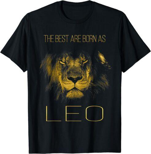 NEW LIMITED The Best Are Born As Leo Proud Like A Lion Man Woman T-Shirt S разноцветный