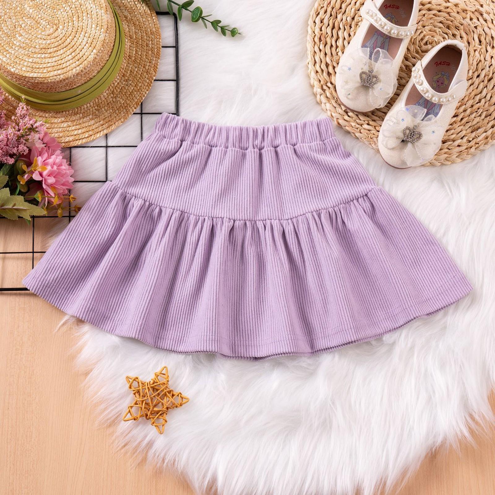 

Літня дитяча коротка спідниця суцільний колір дівчаток пляжна мода штани спідниця 130