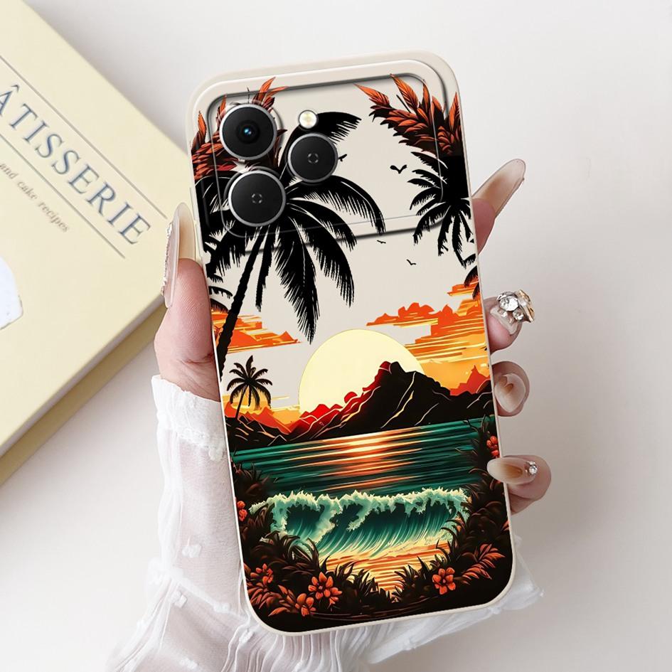 For Tecno Spark 40 Case Popular Cartoon Space Soft Silicone Camera protection Phone Cover For Tecno Spark 40C Spark40 4G Housing