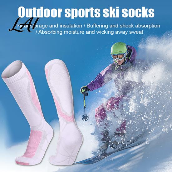 Warm Thick Socks for Winter Sports Cotton Ski Men Women Thermal Snowboard with Support Hiking Cold Weather Non-Slip Skiing Snowboarding and Outdoor