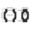 1pc 17-42mm CNC Modification Bracket for Motorcycle/Scooter/ATV Electric Bike Bicycle,Headlight Spotlight Fixed Clamp AdapterGood Product