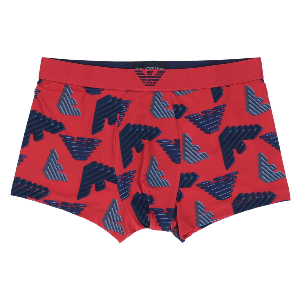 

Emporio Armani ALL OVER MICROFIBER Boxer Shorts, Men s, Sizes S/M/L, Front Closure, EU Sizes, 54059972, Red, Size 16
