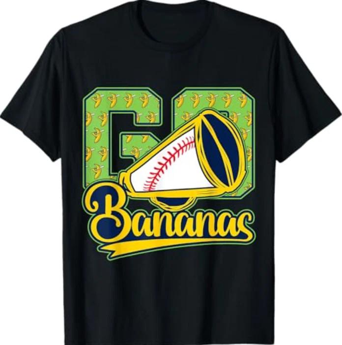 Funny Let s Go Bananas Shirt Graphic Tee Shirt 2XL