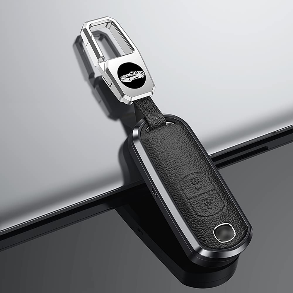 Smart Key Case Nøkkeldeksel Nøkkelholder Stilig Luksus Ripebestandig For Mazda Atenza Atenza Wagon Biante Fjernkontrollnøkkel for Mazda Ingen skruer Enkel