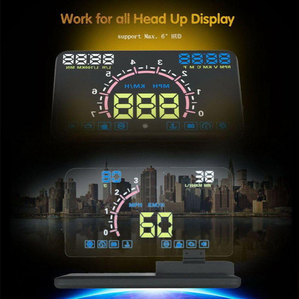 Auto HUD Halterung Unterstützung Telefon Navigationshalterung GPS Spiegelhalter Multifunktionale Faltbare 6" Head-Up-Anzeige