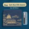 2024 Mini Pocket Notebook - Blank, Customizable, National Style Portable Diary