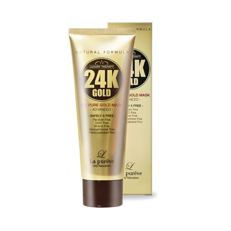 La Pureve 24K Pure Gold Mask Pack 100ml*1Pc/2Pcs/3Pcs/4Pcs