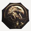 1pc Golden Eagle Emblem Umbrella with Plastic Handle,Suitable for All Seasons Umbrellaptys26017