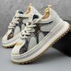 Fashion Vintage Fashion New Designers Men's All Match Patchwork Causal Shoes Flats Moccasins Walking Sneakers  Zapatillas Hombre