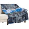 Airbus A320 Throw Blanket Camping Custom Thermals For Travel Furry Blankets