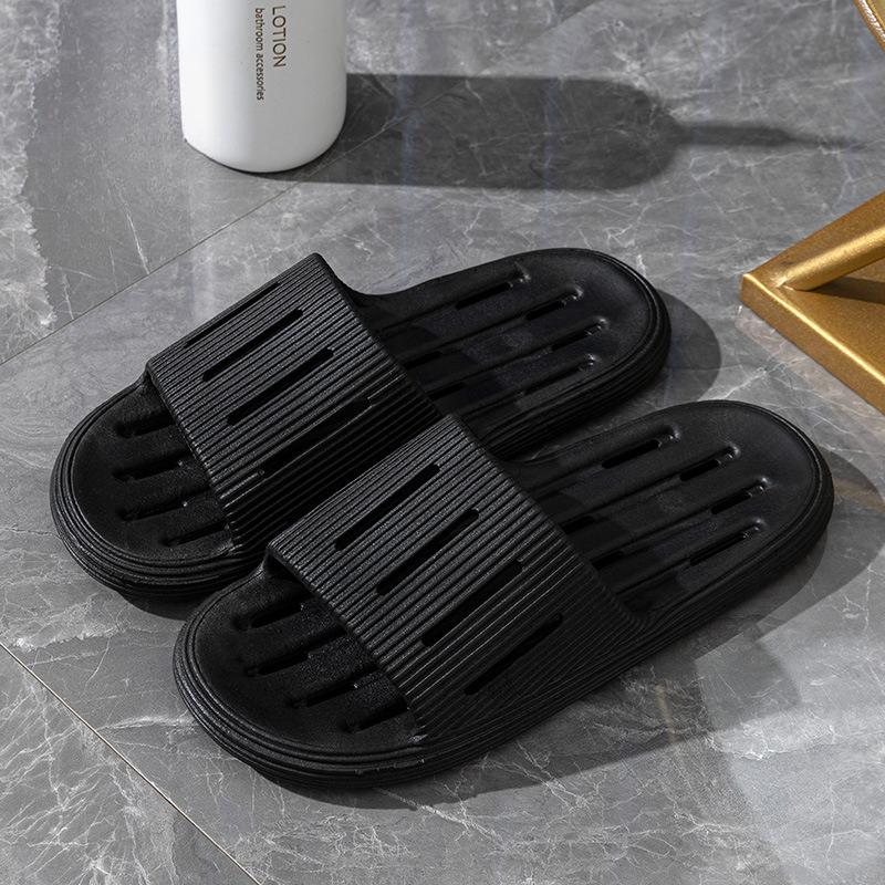 Summer Bathroom Soft Soled Slippers With A Sense Of Poop Women's Home Shoes For Showering Household Water Leakage Anti Slip And Cool Slippers