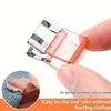 1/4Pcs Fixing Hem Detachable Trouser Clip Multi Function Trouser Shortening Anti Sliding Clip Leg Straps Holder Design