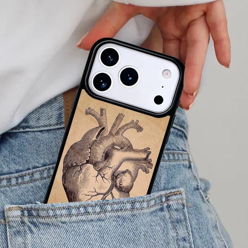Medical Human Anatomy Phone Case for iPhone 17ProMax 12 13 14 15 16e 17 Pro Max Plus Air Cover