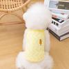 Summer Pet Clothes Dog Suspender Vest Cartoon Print Dog Shirt Chihuahua Bichon Breathable Vest Puppy Thin Clothing Pet Supplies