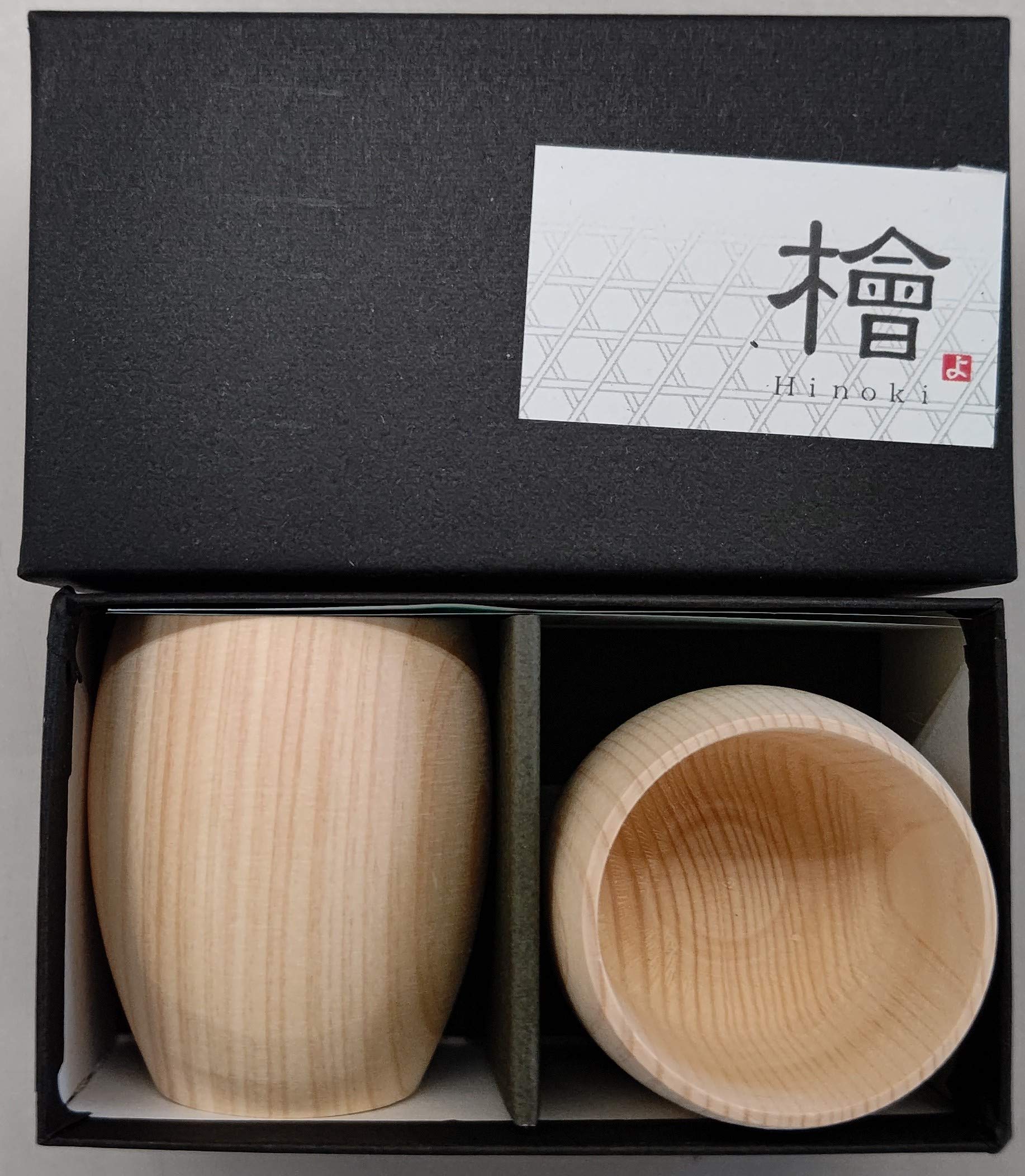 

Набор круглых чашек для саке из кипариса Ямако Ики (2 штуки, в коробке) 89247