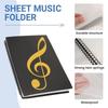 Waterproof Music Binder Spiral-Bound Spiral-Bound Folder File Organizer Sheet Music Folder  Office