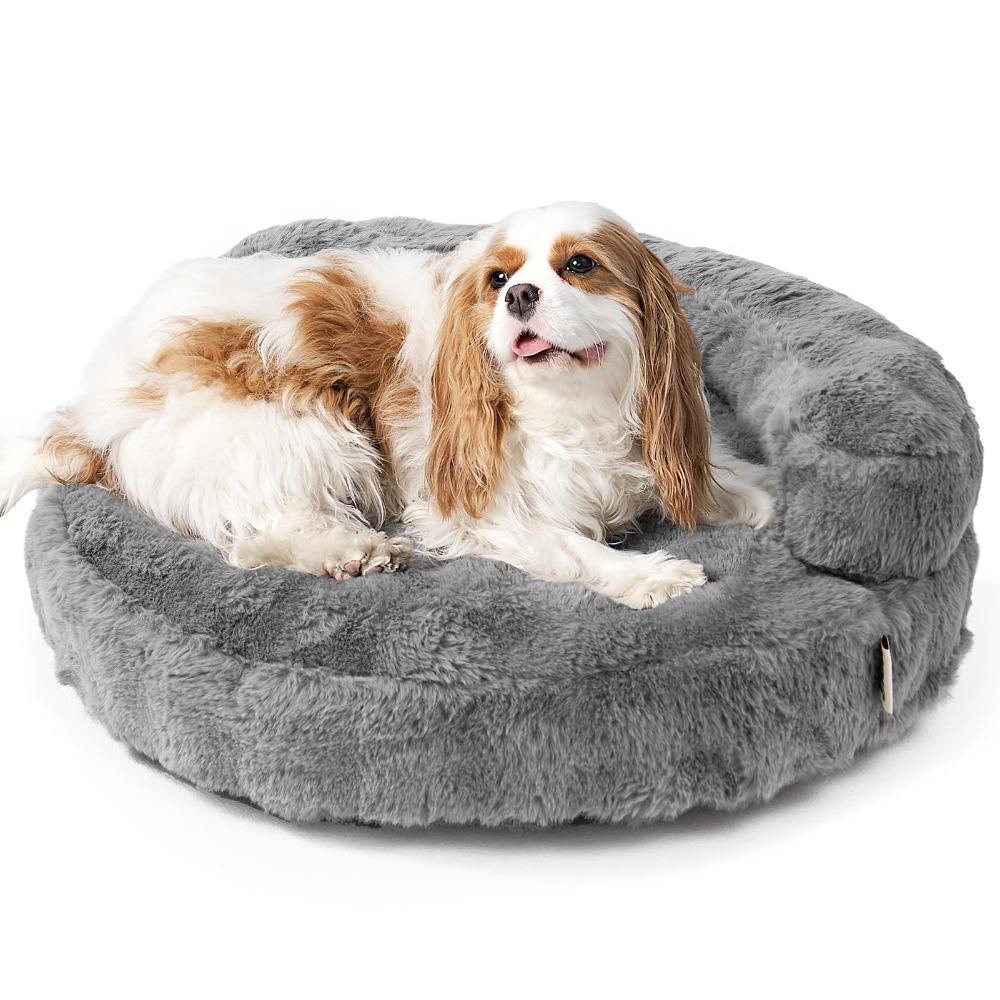 

Thick Dog Bed Waterproof Plush Pet Bed High Quality Cat Bed Pet XS сірий