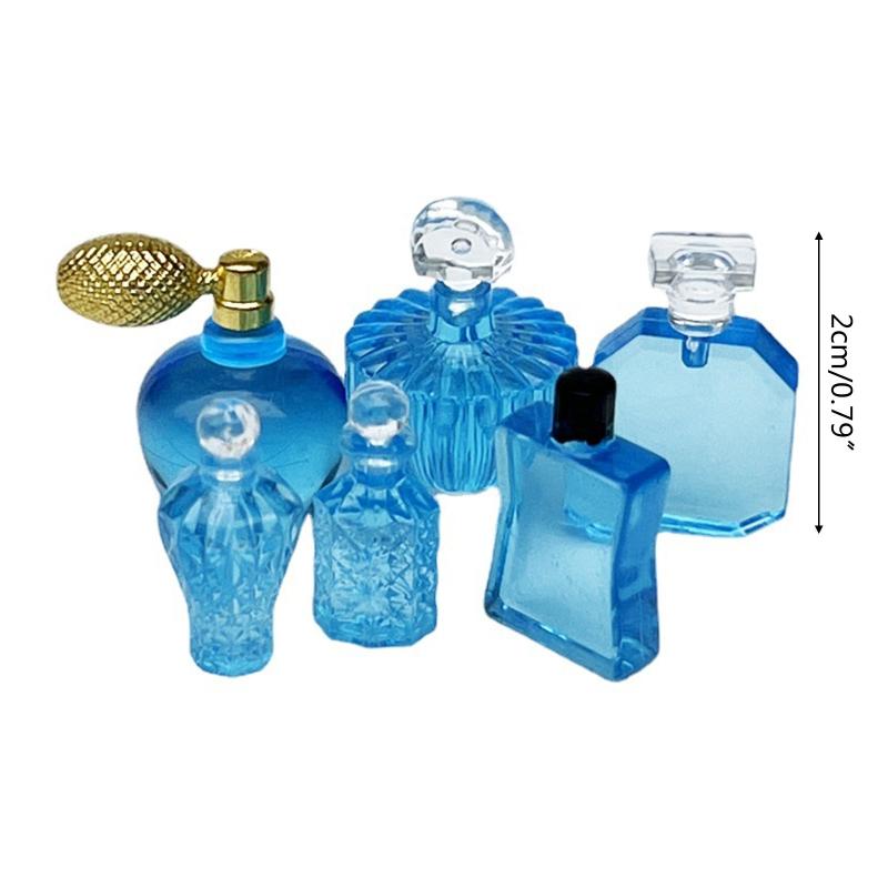0.79in Dollhouse Retro Perfume Bottle Decoration Toys for 6-8 Year Old Kids Pretend for Play Supplies Dollhouse Furnitur