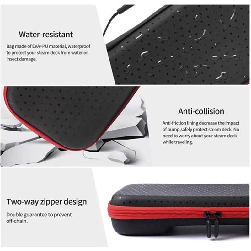 Storage Bag For  Switch Split Pad Pro Travel Carrying Case Hard Handle