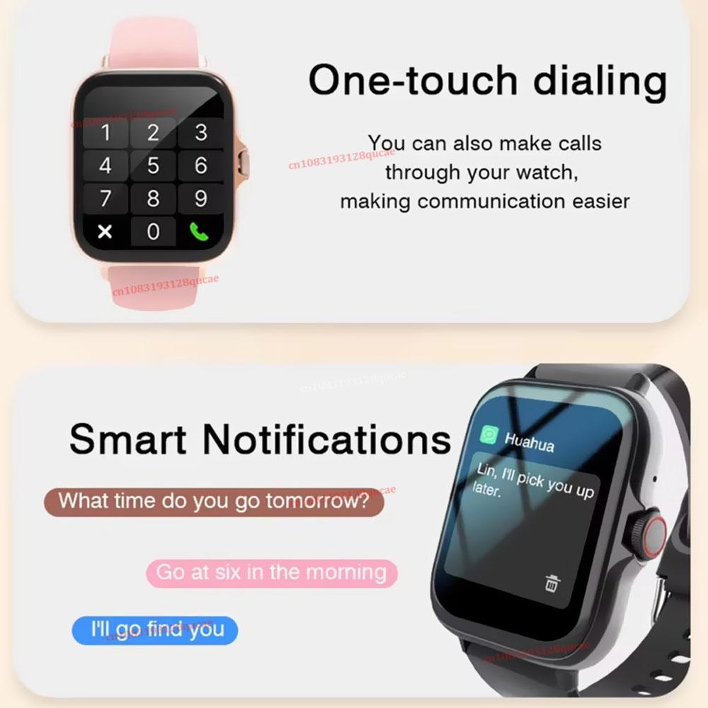 New Smart Watch 1.83'' Full Screen Bluetooth Talk Blood Oxygen/Blood Pressure Monitor Smartwatch for Women Men Holiday Gift