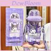 Sanrio Kuromi Plastic Straw Cup With Leakproof Seal For Kids And Travel