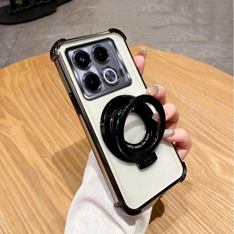 3D Shockproof Magnetic Bracket for Magsafe Case for Huawei P30 Pura 70 Ultra P60 P50 P40 Pura70 Pro Plus With Holder Stand Cover