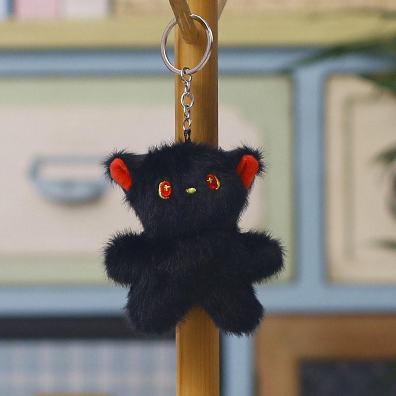 Plush Cat Keychain With Pp Cotton Filling For Kids And Adults Gift