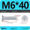 GB819 Zinc-Plated Carbon Steel Phillips Countersunk Screws: M2-M10