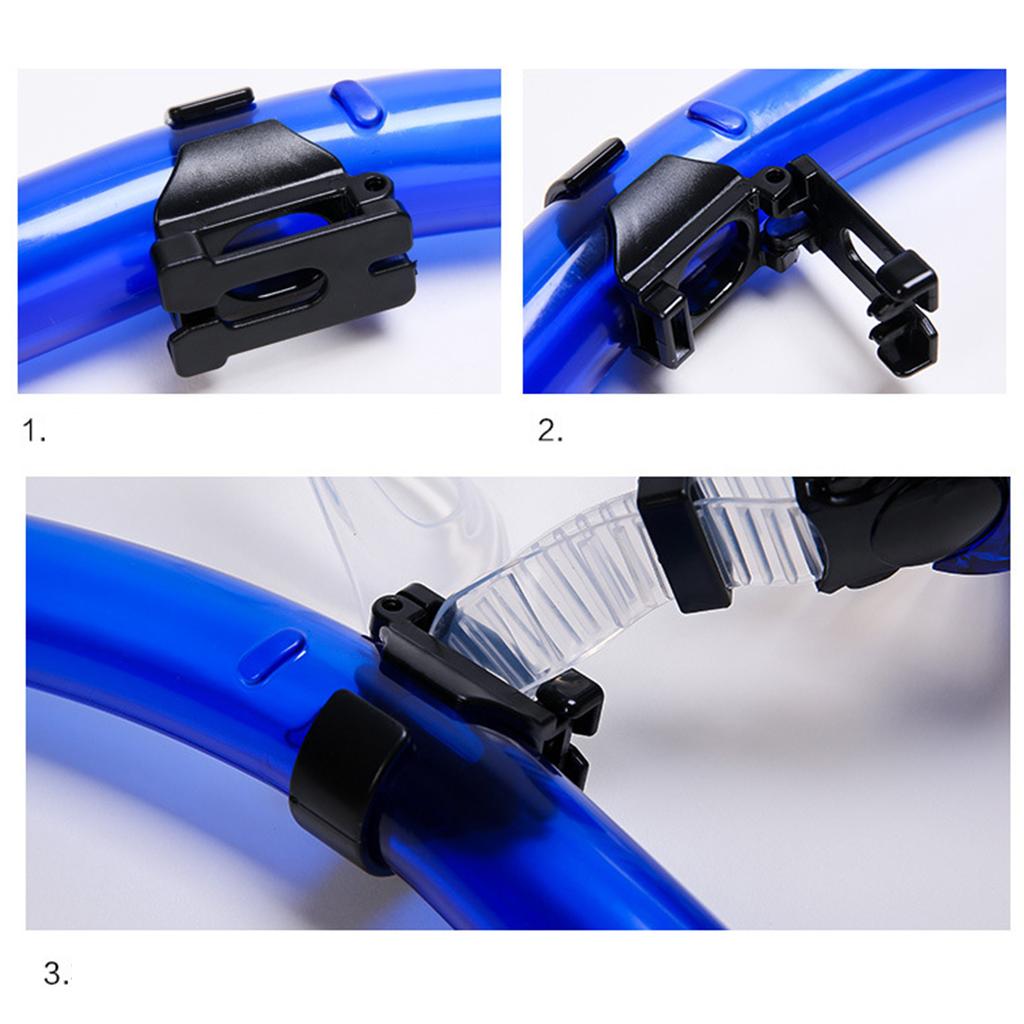 Adults Snorkels Diving Tube Swimming Breathing Tube Equipment Swimming Snorkels for Diving Mouthpiece Training Snorkels