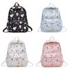 Capacity Large Simple Backpack With Maltese Print Design For Students Daily