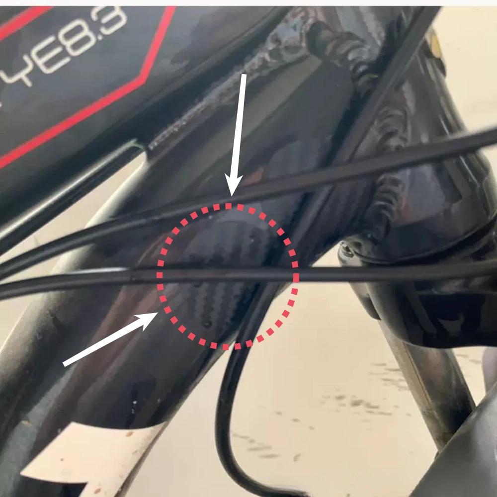 Bicycle frame fork anti scratch protection safety tape film anti scratch sticker bicycle sticker chain cover sticker MTB highway