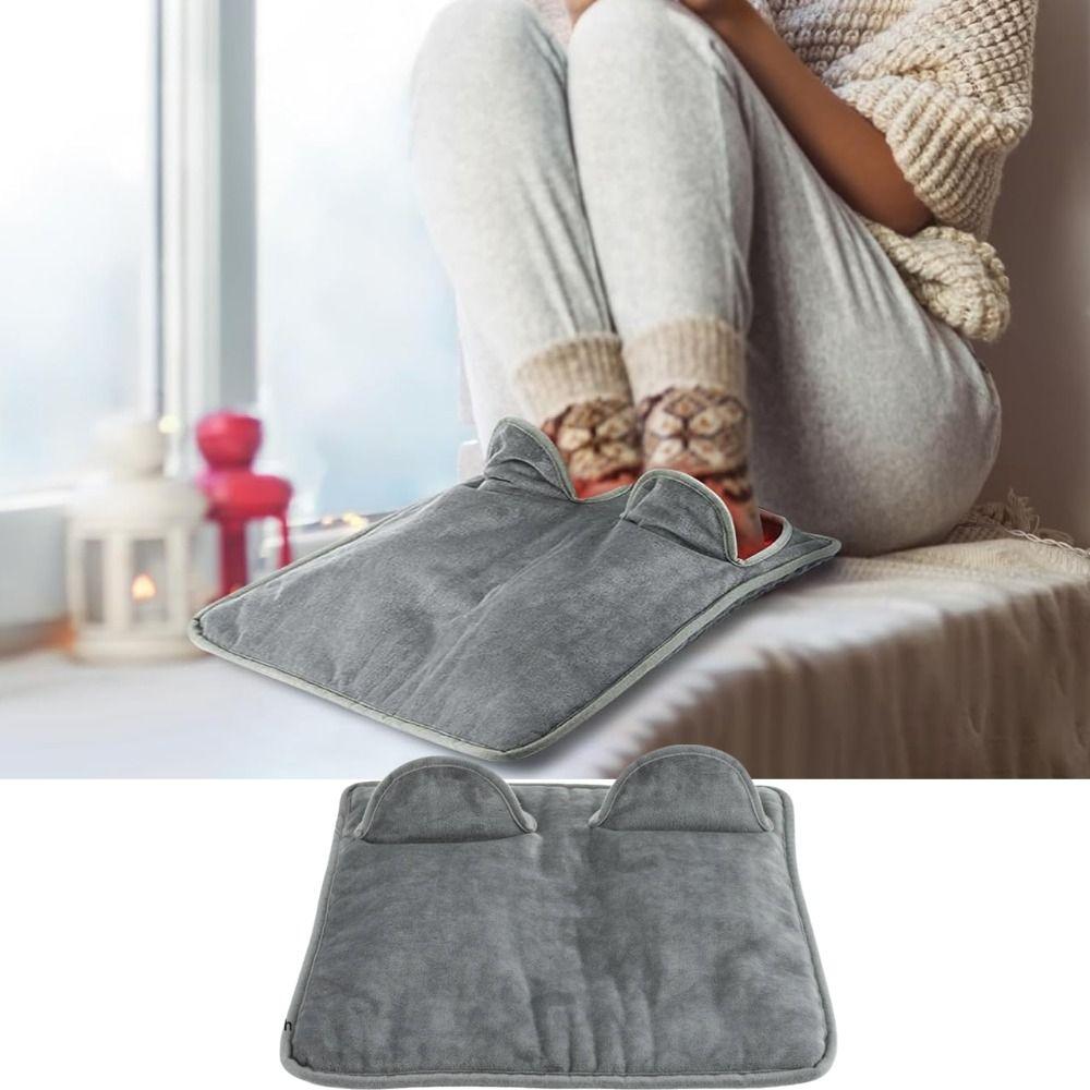 Washable Electric Foot Warmer Adjustable Settings Foot Warming Mat Electric Heating Foot Pad  Girl