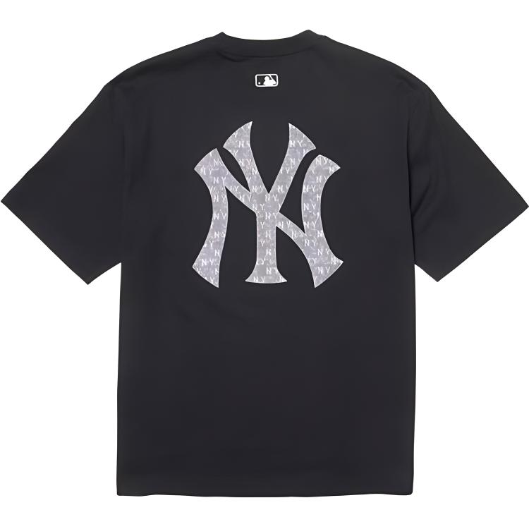 New MLB New York Yankees T Shirt Unisex Black 3ATSM0544-50BKS