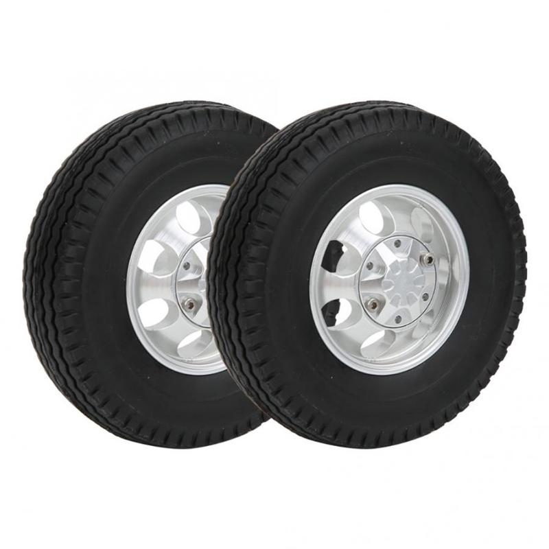 1Set/2Pieces RC Front heel for Rim Aluminum Alloy Beadlock heel Hub Heavy Duty Bearing Spare Part for 1:14 Tamiya ac