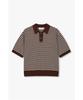 STUDIO TOMBOY Striped Collar Pullover _Brown_9176352971